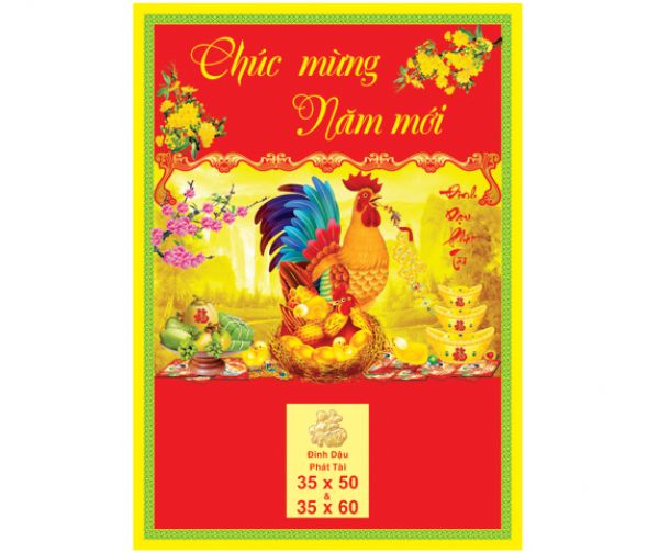 Đinh Dậu Phát Tài (35x50) & (35x60)