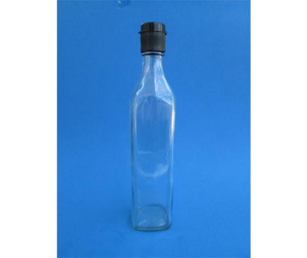 Chai thủy tinh 500ml vuông cao cấp