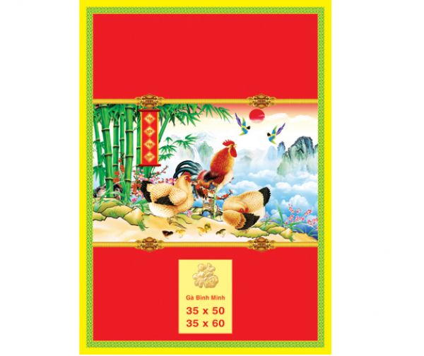 Gà Gáy Bình Minh (35x50) - (35x60)