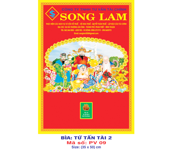MS : PV 09 - Tứ Tấn Tài 02 (35x50)