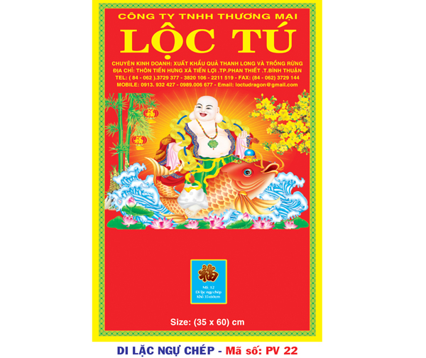 MS : PV 22 - Di Lặc Ngự Chép (35x60)