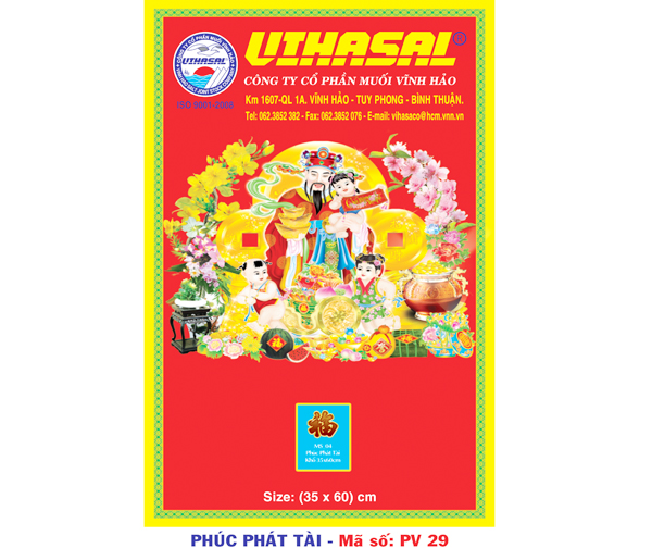 MS : PV 29 - Phúc Phát Tài (35x60)