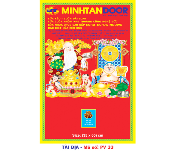 MS : PV 33 - Tài Địa (35x60)